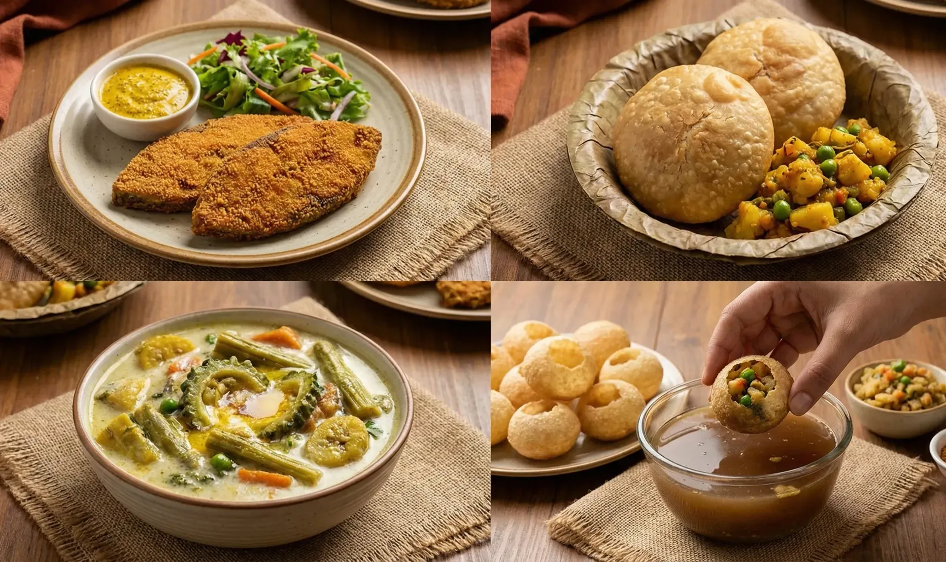 Fish, Prawn, Chaat and Puchka - Bengali street food delights